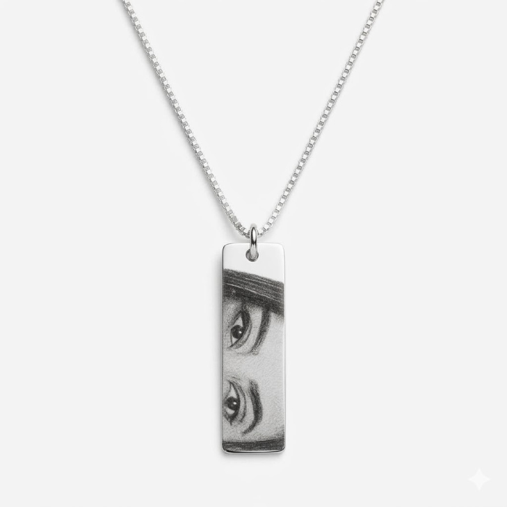 Trendy Custom Eye Pendant – Engraved in Just ₹199 🔥