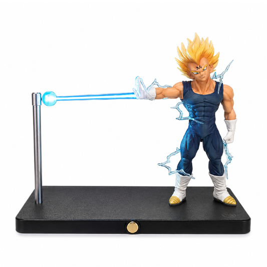 Majin Vegeta Action Figure with LED Final Flash Beam – 16cm Premium Collectible