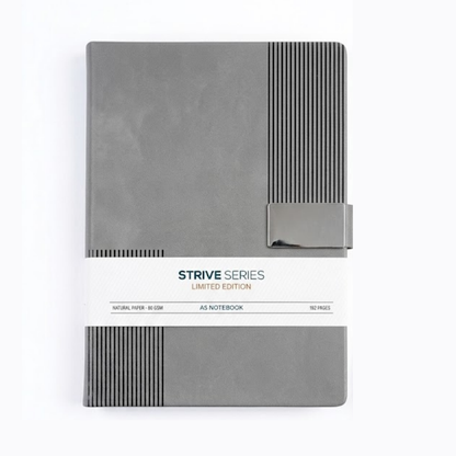 Strive Series Premium Diary with Metal Lock | Luxury Notebook for Office & Corporate Gifting | A5 Executive Journal