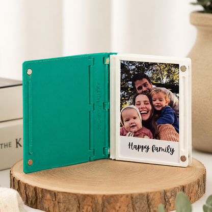 Custom Mini Photo Album | Personalized Memory Book Gift | Portable Photo Strip Album for Couples, Family & Friends
