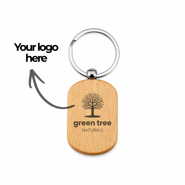 Personalized Wooden Keychain with Name Engraving | Custom Wood Keyring Gift | Minimalist Stylish Keychain