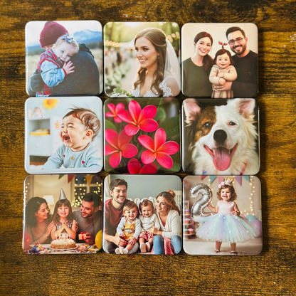 Custom Photo Magnets: Personalized Gifts, Valentine’s Day fridge magnet Gifts (2x2 inch), waterproof