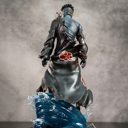 Uchiha Obito LED Action Figure 30CM – Naruto Akatsuki Anime Collectible PVC Statue with Kamui Swirl Base