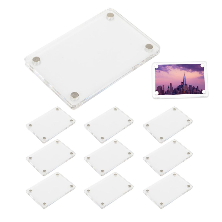 Personalized Acrylic Fridge Magnet – Rectangle 6 x 9 CM Photo Magnet
