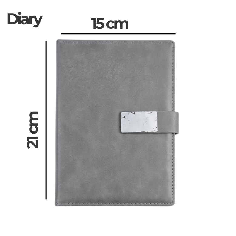 Premium Leather Diary Gift Set with Pen & Card Holder | Corporate Gift Box | Personalized Notebook Set