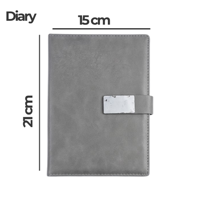 Premium Leather Diary Gift Set with Pen & Card Holder | Corporate Gift Box | Personalized Notebook Set