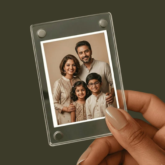 Personalized Acrylic Fridge Magnet – Rectangle 6 x 9 CM Photo Magnet