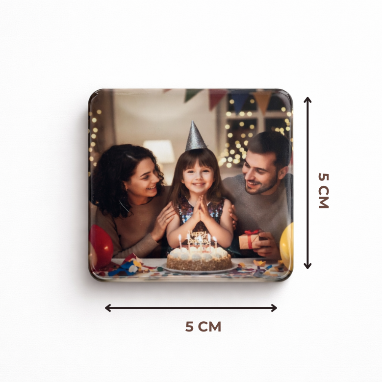 Custom Photo Magnets: Personalized Gifts, Valentine’s Day fridge magnet Gifts (2x2 inch), waterproof