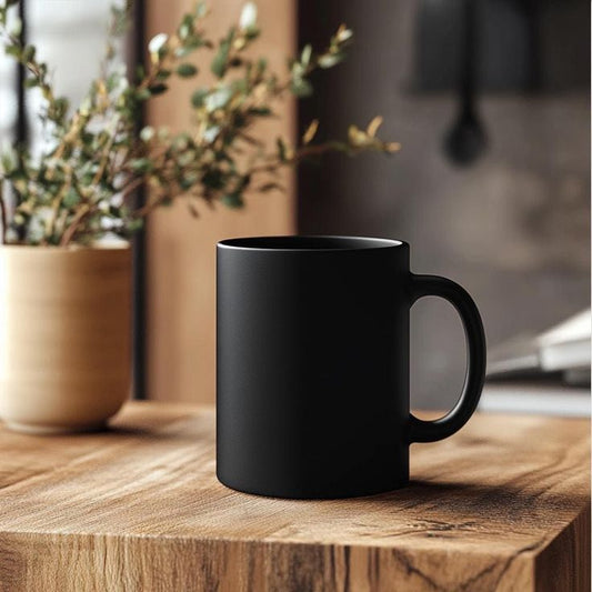 Magic Mug, Heat Changing Color, Personlised Black Ceramic Magic Mug Gift for  Any Special Occasion