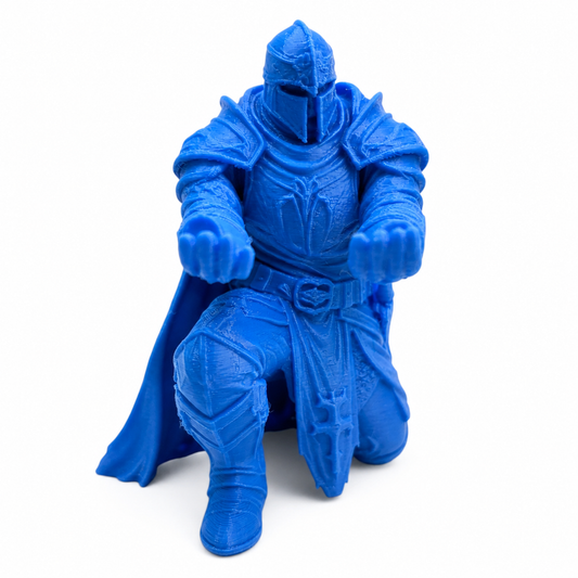 3D Printed Knight Action Figure – Fantasy Warrior Collectible Miniature Toy for Kids & Gamers