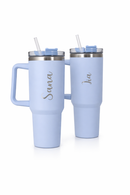 Personalized Name Engraving Tumbler With Straw | 1200 ml
