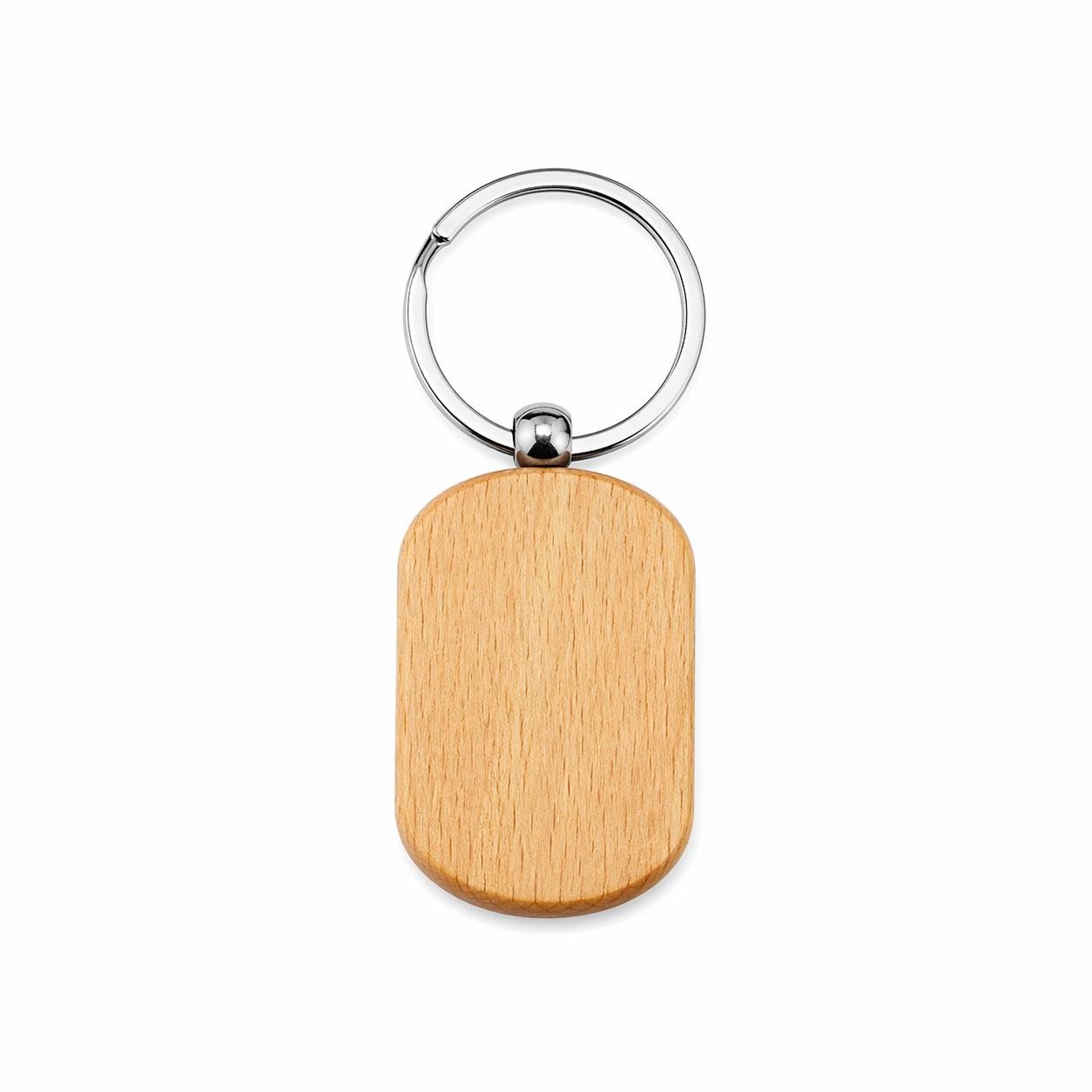 Personalized Wooden Keychain with Name Engraving | Custom Wood Keyring Gift | Minimalist Stylish Keychain