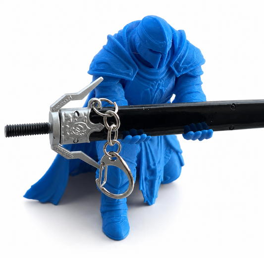 3D Printed Knight Action Figure – Fantasy Warrior Collectible Miniature Toy for Kids & Gamers